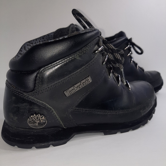 Timberland | Mens Euro Sprint Mid Hiker Boots Black Size 8 - Picture 9 of 9